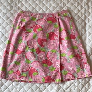 White tag Lilly Pulitzer reversible skirt
